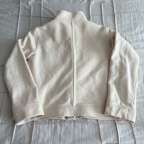 Banana Republic Cropped Fleece Shacket Jacket Sz S - Picture 4 of 4